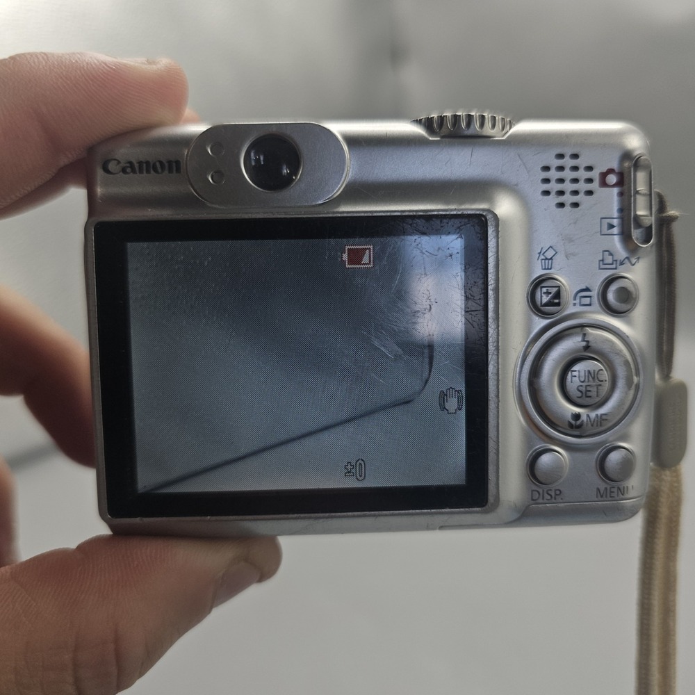 Canon PowerShot A550 7.1MP Digital Camera - Works for Parts/Repair **READ** - Picture 3 of 14